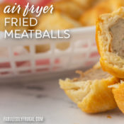 air fryer fried meatballs