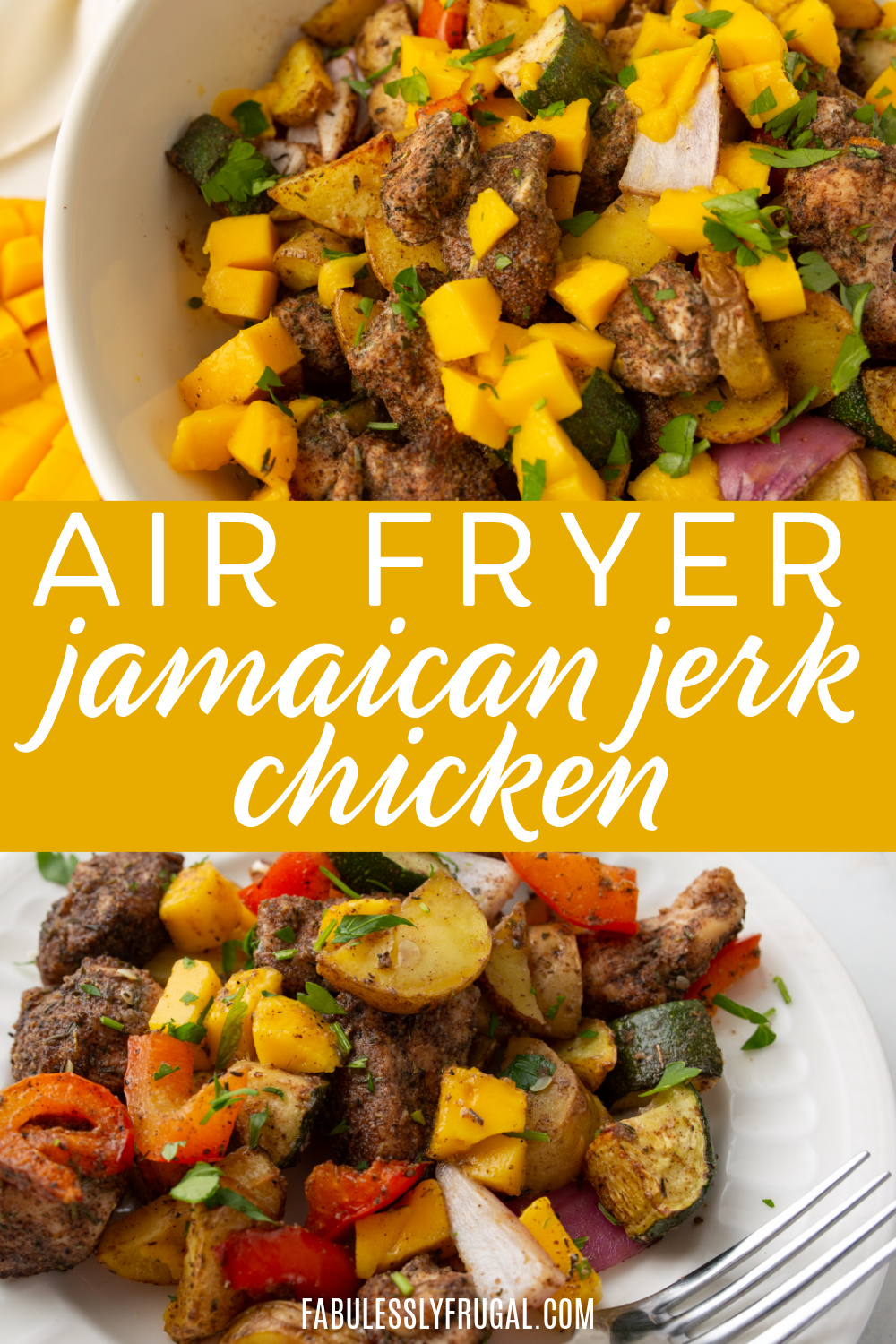 air fryer jamaican jerk chicken