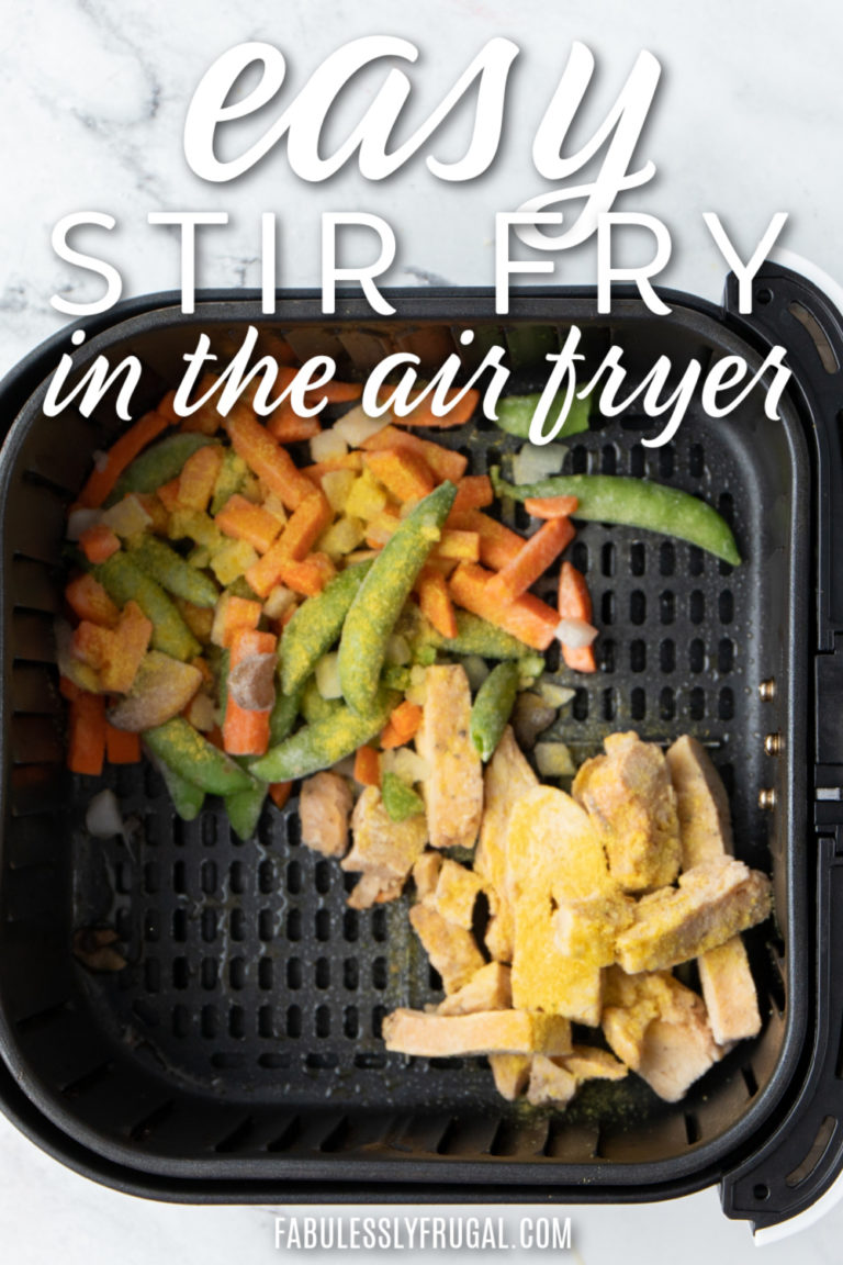 Easy 3 Ingredient Ramen Noodle Stir Fry Recipe (Air Fryer Instructions