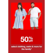 Target Deal Days: 50% Off Apparel For The Family!