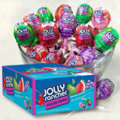 100-Count JOLLY RANCHER Assorted Fruit Flavored Filled Pops as low as $10.18...