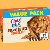 12-Count Chex Mix Peanut Butter Chocolate Snack Bars $6.39 After Coupon...