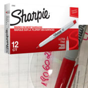 12-Count Red Sharpie Ultra Fine Permanent Markers as low as $4.99 Shipped...