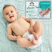120-Count Mama Bear Gentle Touch Diapers (Size Newborn) as low as $18.85...