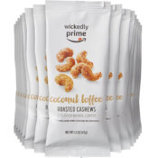 15 Snack Packs Wickedly Prime Coconut Toffee Roasted Cashews as low as...