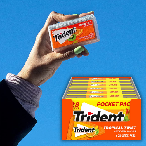 168 Count Trident Tropical Twist Sugar Free Gum As Low As 8 70 After Coupon Reg 14 61 Free Shipping 5 Gum Fabulessly Frugal