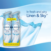 2 Value Pack Febreze Linen & Sky Air Freshener Spray Bottles as low...