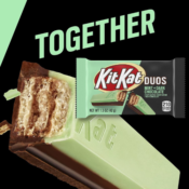 24-Count KIT KAT DUOS Mint and Dark Chocolate Wafer Candy Bars $23.39 After...