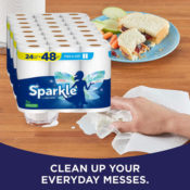 24 Double Rolls Sparkle Pick-A-Size Paper Towels as low as $20.77 After...
