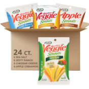 24-Pack Sensible Portions Veggie Straws, Snack Size Variety Pack as low...