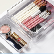 25-Piece Clear Plastic Drawer Organizers Set $21.99 After Coupon (Reg....