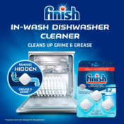 3-Count Finish In-Wash Dishwasher Cleaning Tabs as low as $2.93 After Coupon...