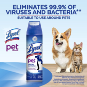 3-Pack Lysol Pet Odor Eliminator Spray as low as $14.77 After Coupon (Reg....