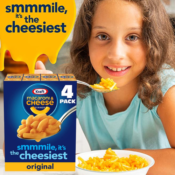 FOUR 4 Count Kraft Original Macaroni & Cheese Dinner Pack as low as...