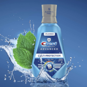 4-Pack Crest Pro Health Advanced Extra Deep Clean Mouthwash, Fresh Mint...