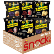 40-Count Smartfood Popcorn Variety Pack as low as $13.50 After Coupon (Reg....