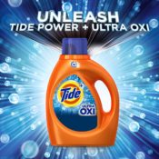 THREE Bottles 59 Loads Tide Ultra Oxi Laundry Detergent Liquid Soap as...