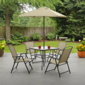 6-Piece Mainstays Albany Lane Outdoor Patio Dining Set from $87 Shipped...