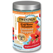 60-Count Twinings Superblends Cold Water Infusions Immune Support Raspberry...