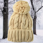 Amazon Essentials Chunky Cable Beanie $4.21 (Reg. $18) - FAB Ratings!