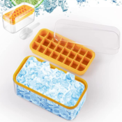 Get Your Ice Cubes Easily and Safely Stored with Ambergron Ice Cube Trays...