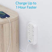 Anker Outlet Extender with 6 Outlets, 2 USB Ports and Stepless Dimming...