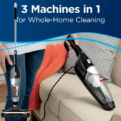 Bissell 3-in-1 Turbo Lightweight Stick Vacuum $29.98 (Reg. $38) | Easily...