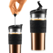 Bodum Travel French Press Double Wall Plastic Coffee Maker, 15-Oz $10.12...