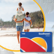 Costco Southwest Airlines $500 eGift Card for $450