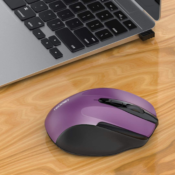 Ergonomic Wireless Optical Mouse with USB Nano Receiver from $11 (Reg....