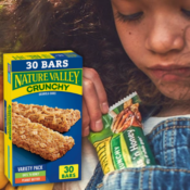 FOUR 30 Variety Pack Nature Valley Crunchy Granola Bars as low as $6.45...