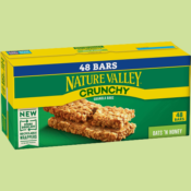 FOUR 48-Pack Nature Valley Crunchy Oats 'n Honey Granola Bars as low as...