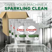 FOUR 6-Pack Cascade Platinum Dishwasher Cleaner and Deodorizer as low as...
