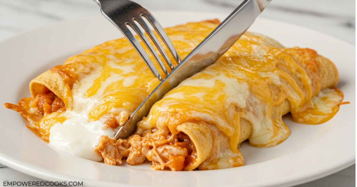 cheesy chicken enchiladas
