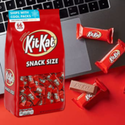 66 Count KIT KAT Milk Chocolate Wafer Snack Size Bars $10.78 After Coupon...