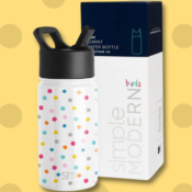 Kids Water Bottle with Straw Lid, 14oz, Polka Play $13.49 (Reg. $17.99)...