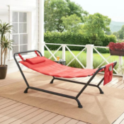 Mainstays Hammock with Stand and Pillow $49.97 Shipped Free (Reg. $80)...