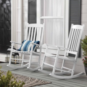 Mainstays Outdoor Wood Porch Rocking Chair $97 Shipped Free (Reg. $124)...