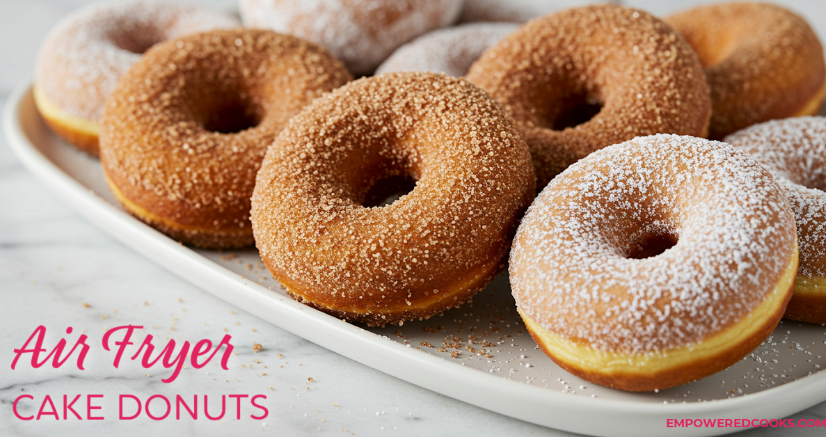 air fryer cake donuts