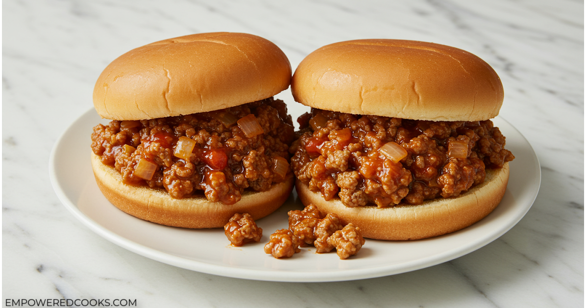 Homemade Manwich Sloppy Joes