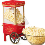 Nostalgia 12-Cup Hot Air Popcorn Maker with Measuring Cap $26.99 Shipped...