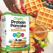 Orgain Protein Pancake & Waffle Mix, Whole Wheat & Oat as low as...