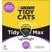 Purina Lightweight Clumping Cat Litter (Tidy Max Glade Clean Blossoms)...