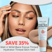 Save 35% on Wet n Wild Bare Focus Tinted Hydrator Tinted Skin Veil as low...