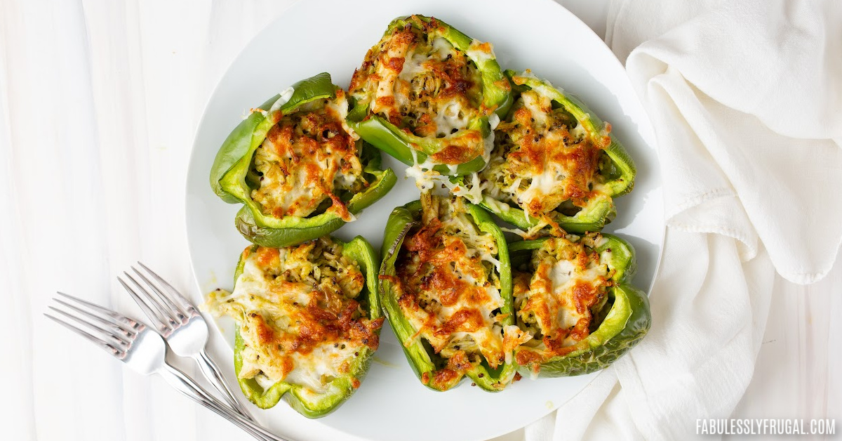 air fried stuffed peppers