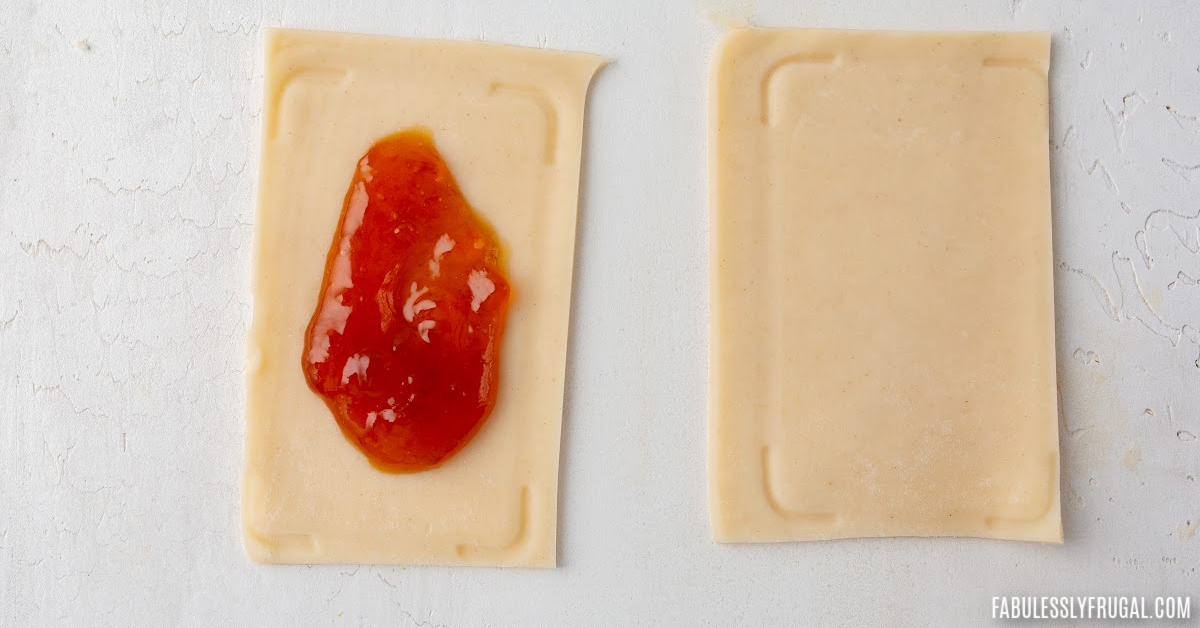 use a rectangular cut out to make pop tarts