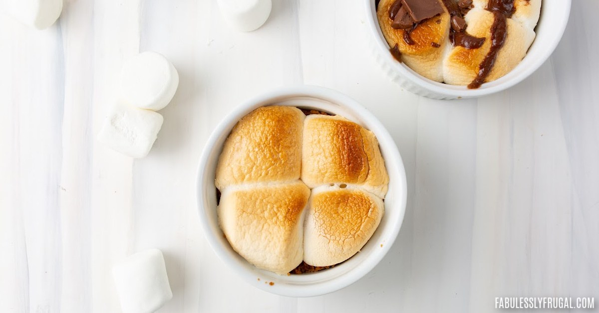 homemade smores pie in the air fryer
