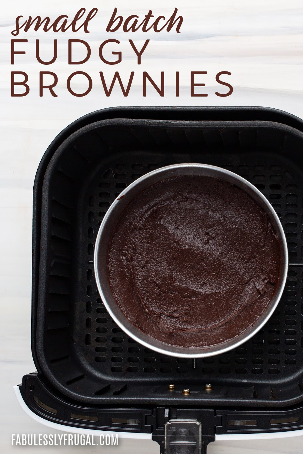 small batch fudgy brownies