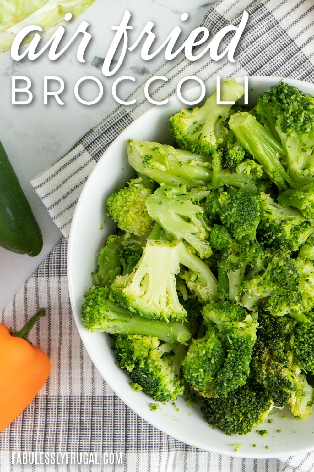 air fried broccoli