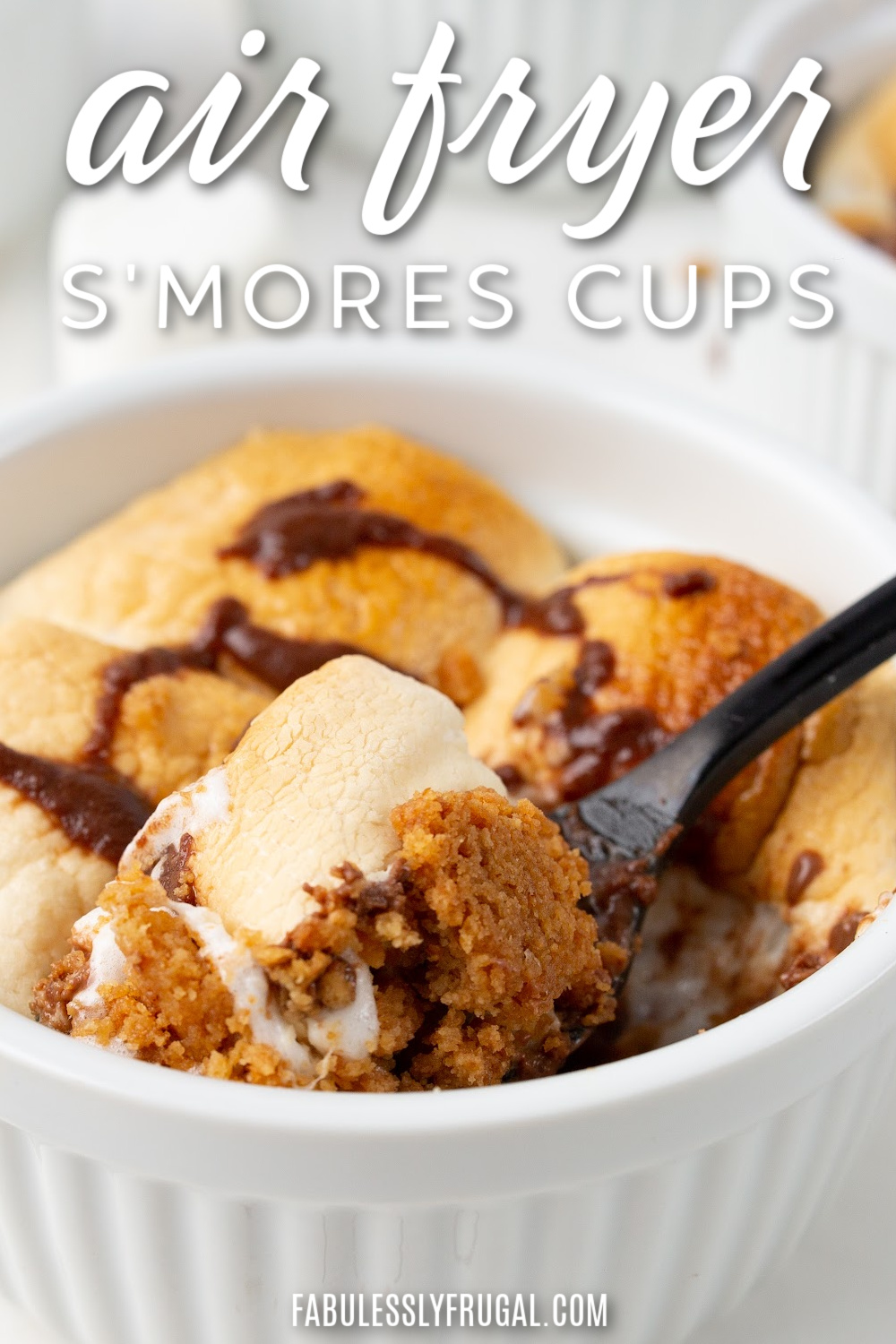 air fryer smores cups